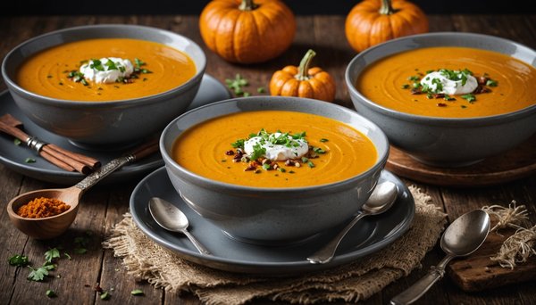Soupe de citrouille épicée : une veloutée réconfortante pour réchauffer votre hiver !
