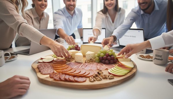 Planche charcuterie fromage au bureau : le plaisir gourmand à partager entre collègues